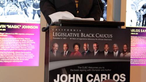 Legislative Black Caucus Honors Olympian John Carlos